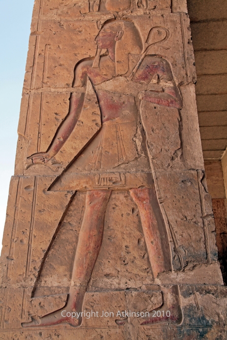 Pillar at entrance to Temple of Seti I, Abydos Pillar at entrance to Temple of Seti I, Abydosn